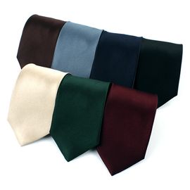 [MAESIO] KSK2678 100% Silk Satin Solid Necktie 8cm 7Color _ Men's Ties Formal Business, Ties for Men, Prom Wedding Party, All Made in Korea